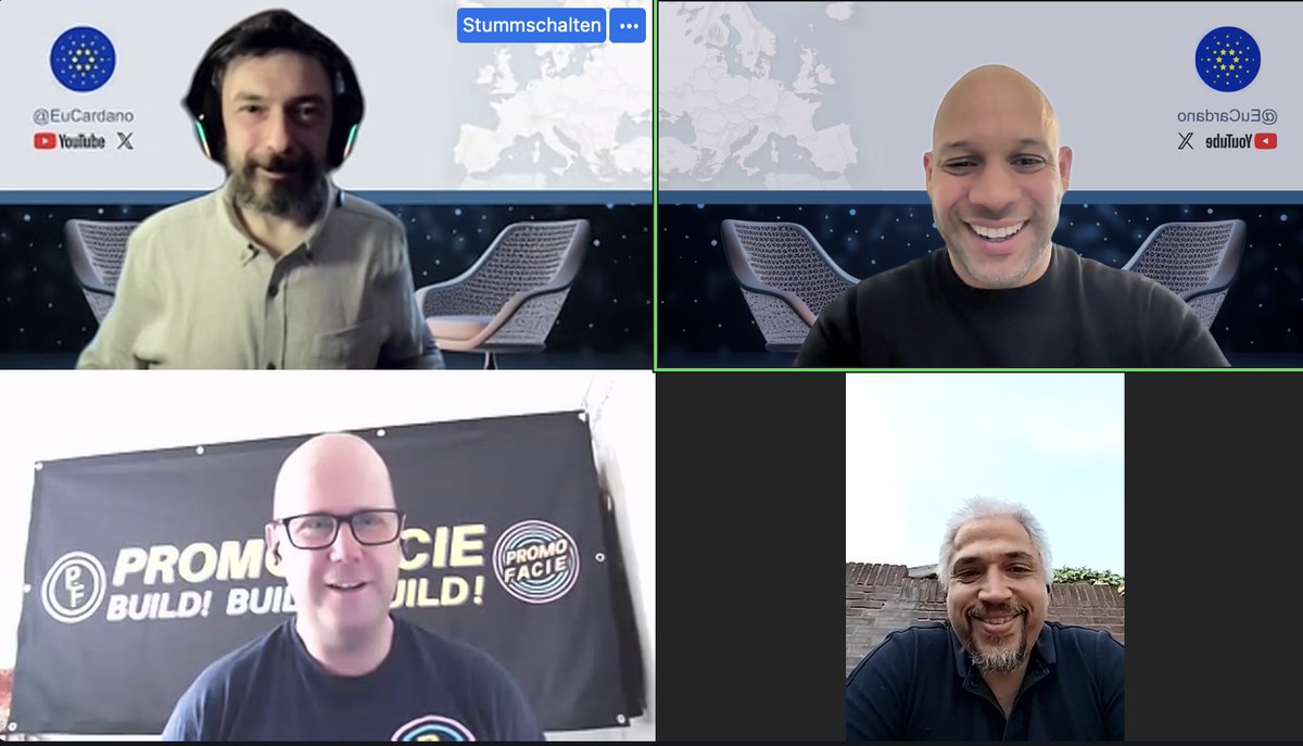 European Cardano Community (@eucardano) on Twitter photo Join us to talk with awesome #founders of the #Cardano space 🔥
Meet <a href="/promofacie/">Promo Facie</a> <a href="/fida_finance/">Fida Finance</a> and talk face-to-face with drivers of our ecosystem ❤️
Thinking of putting your $ADA into their projects or proposals? This is the place to ask 🌱 Join us to talk with awesome #founders of the #Cardano space 🔥
Meet <a href="/promofacie/">Promo Facie</a> <a href="/fida_finance/">Fida Finance</a> and talk face-to-face with drivers of our ecosystem ❤️
Thinking of putting your $ADA into their projects or proposals? This is the place to ask 🌱