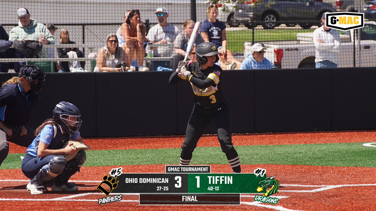 DOWN GOES THE DRAGONS 👋🏻 

Panthers stay hot in the G-MAC tournament as they advance in the second round to beat top-seeded Tiffin, 3-1🔥 #ClawsOut