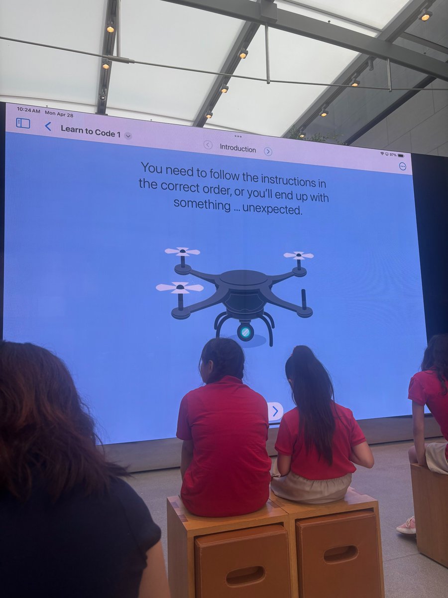 Ms. Montrel's Health (@msmontrel) on Twitter photo Our GAP Girls had an absolute blast diving into the world of coding at the Apple Highland Village Store! They explored Swift Playground and unlocked their creativity while learning to code.<a href="/HeflinHounds/">Heflin Elementary</a> <a href="/AliefTech/">AliefDigitalLearning</a> <a href="/Apple/">Apple</a> Our GAP Girls had an absolute blast diving into the world of coding at the Apple Highland Village Store! They explored Swift Playground and unlocked their creativity while learning to code.<a href="/HeflinHounds/">Heflin Elementary</a> <a href="/AliefTech/">AliefDigitalLearning</a> <a href="/Apple/">Apple</a>