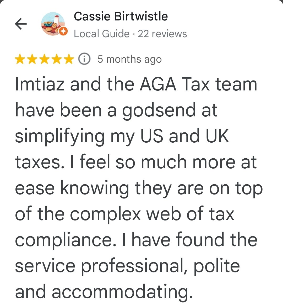 agataxuk's tweet photo. Check out this review of Abacus Global Associates Ltd t/a AGA Tax on Google Maps #OnGoogleMaps

https://t.co/b7ZiJaLUlq https://t.co/OfhwTE3cpd