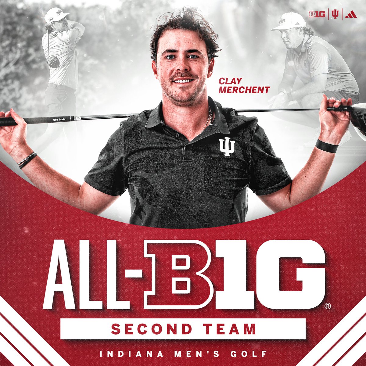 Congrats to Clay Merchent on being named All-Big Ten Second Team! ⚪️🔴