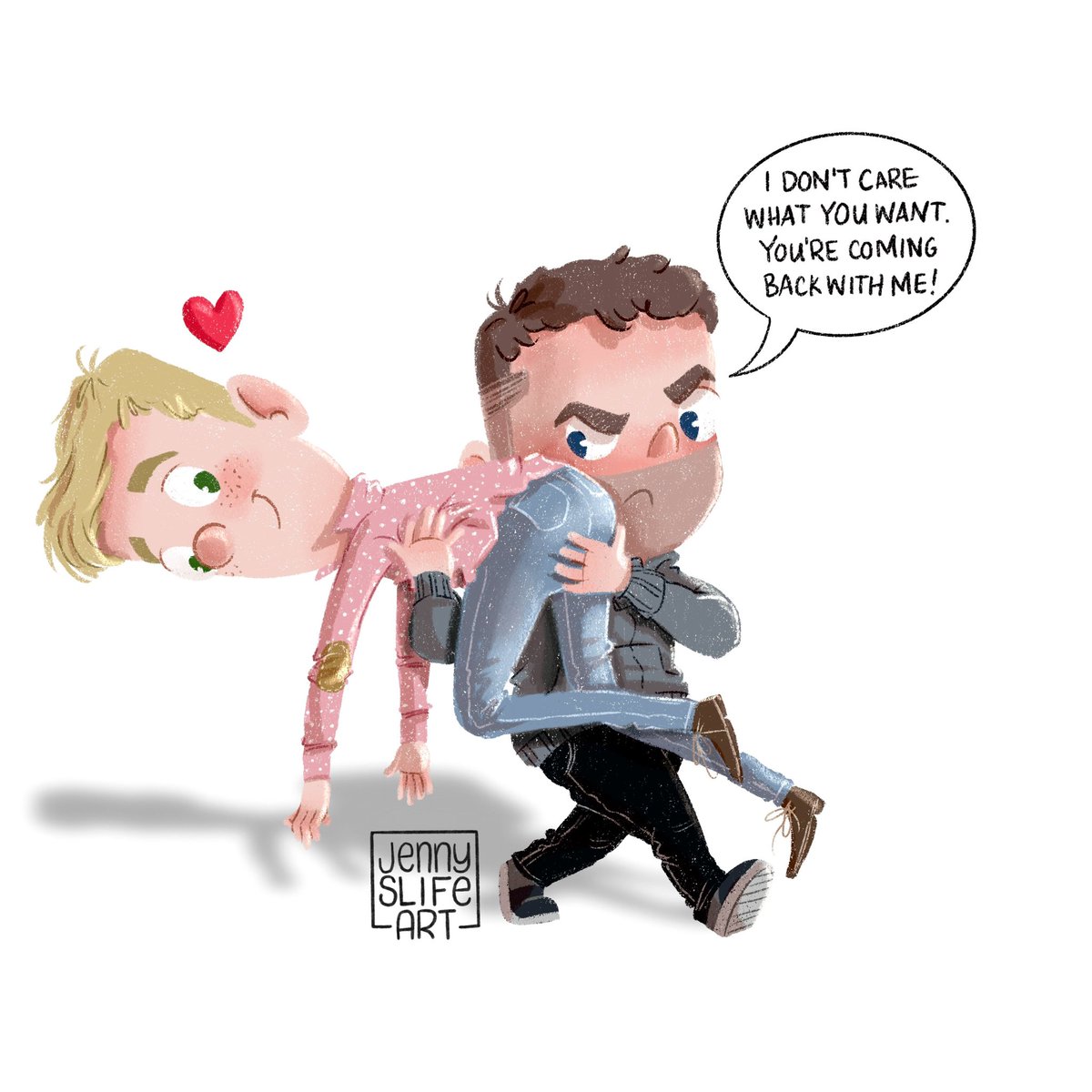 Okay now just get him back full time…tie him to a radiator maybe?! #robron #emmerdale