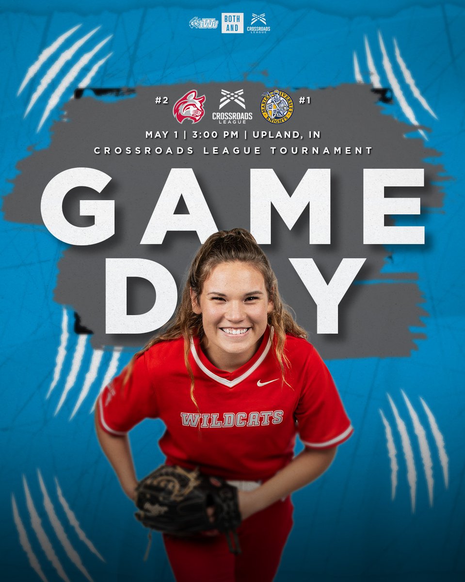 Indiana Wesleyan University Wildcats (@iwuwildcats) on Twitter photo π₯ GAME DAY π₯
<a href="/IndWesSoftball/">IWU Softball</a> battles the No. 1 seed Marian University today at 3:00 PM over at Taylor University! πΌ
π Marian University
β° 3:00 PM
π Upland, Ind. | Gudakunst Field
π Live stats and video are available at IWUWildcats.com
#BothAnd π₯ GAME DAY π₯
<a href="/IndWesSoftball/">IWU Softball</a> battles the No. 1 seed Marian University today at 3:00 PM over at Taylor University! πΌ
π Marian University
β° 3:00 PM
π Upland, Ind. | Gudakunst Field
π Live stats and video are available at IWUWildcats.com
#BothAnd