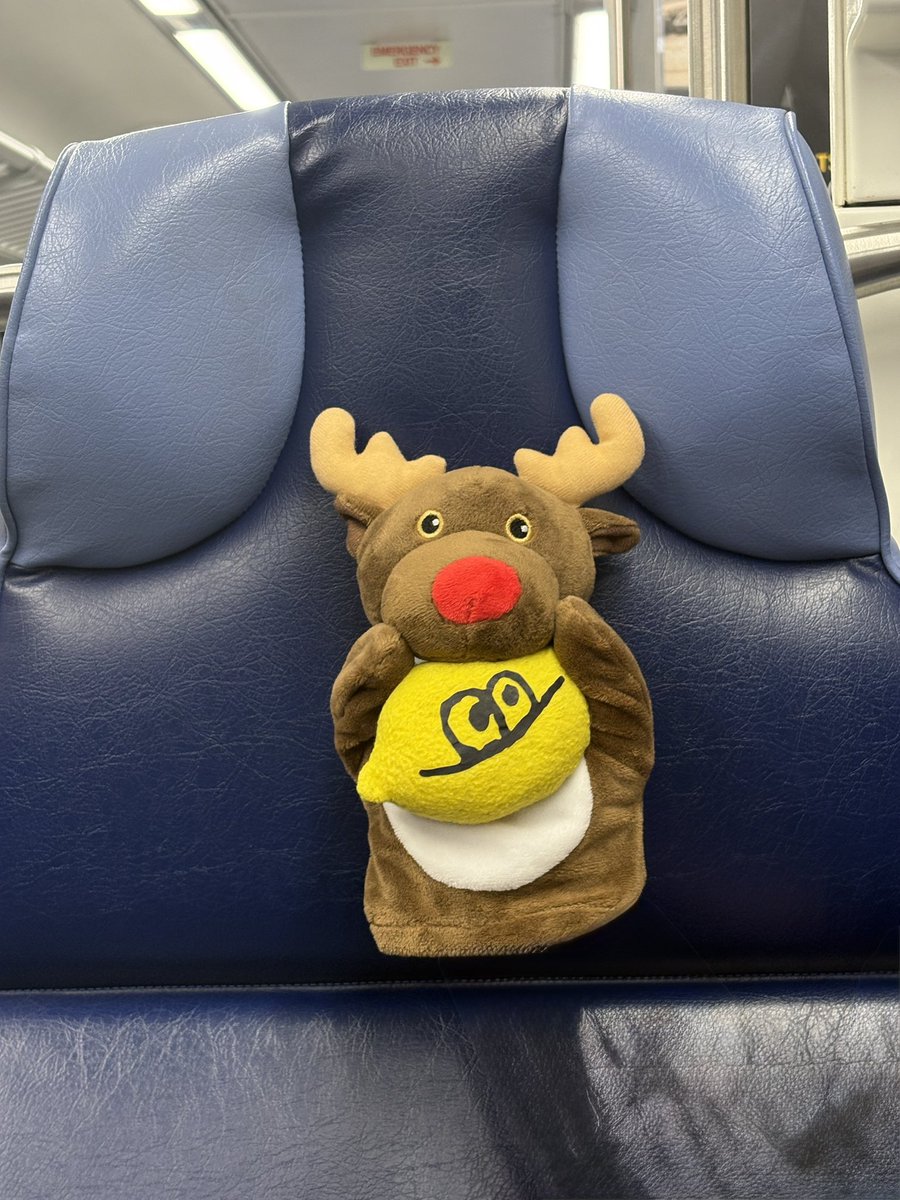 I met up with Rudolph whilst he was on his summer holiday in New York. We went for a ride on the L.I.R.R. 😁🍋