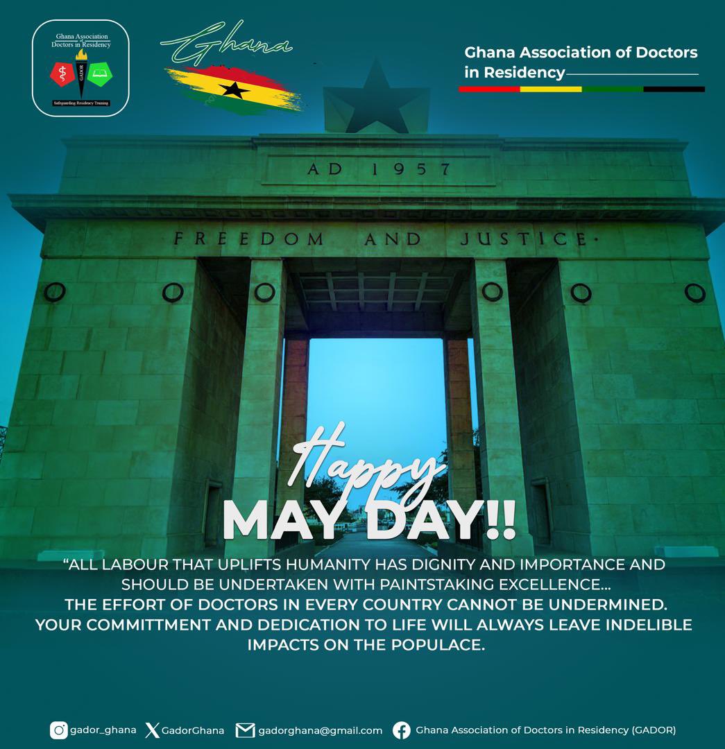 Today we celebrate the strength and service of doctors in residency training across Ghana.
Together, we rise. <a href="/GhanaMedAssoc/">Ghana Medical Association</a> @ghcops