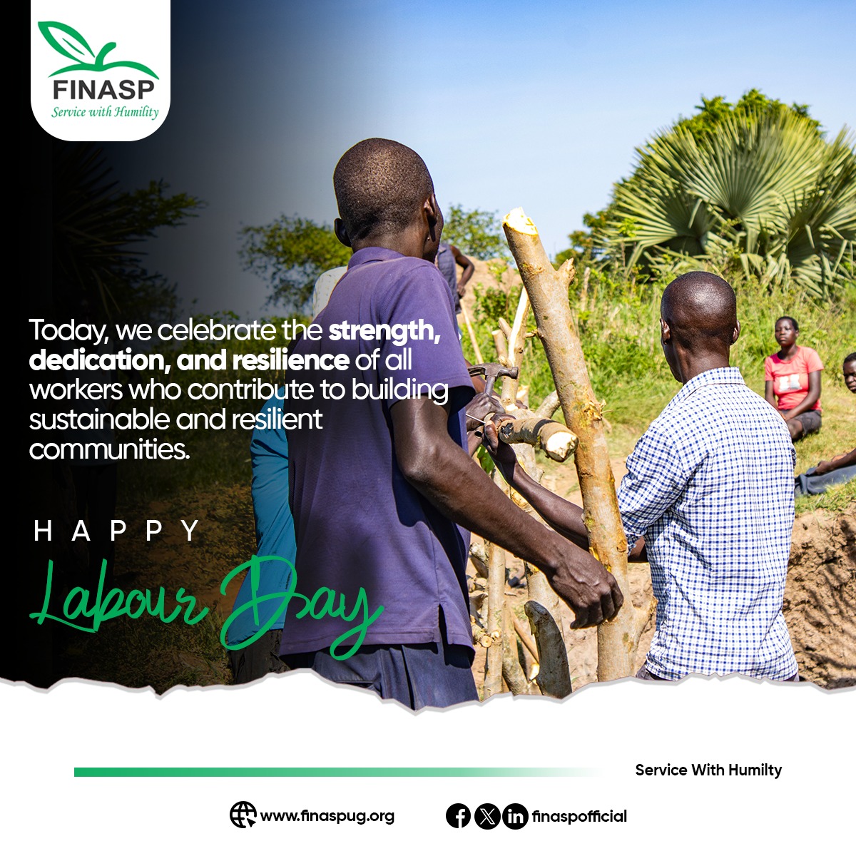 Finaspofficial's tweet image. Happy Labour Day💪

Today, we celebrate the strength, dedication, and resilience of all workers who contribute to building sustainable and resilient communities. 
Your efforts drive progress and inspire change every day.

#ResilientCommunities #FINASP
