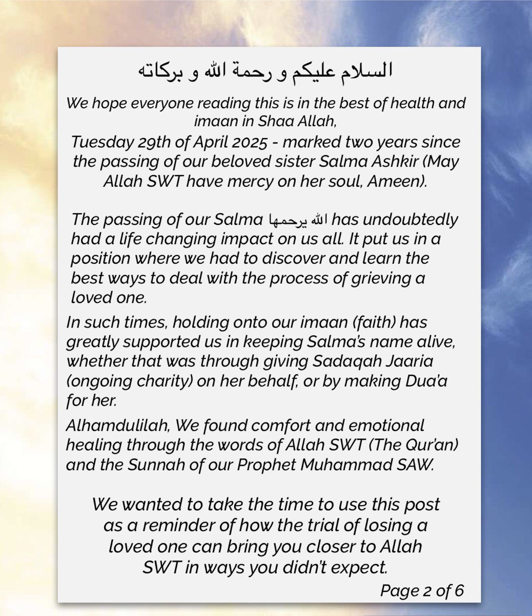 SALMA ASHKIR FOUNDATION tweet media