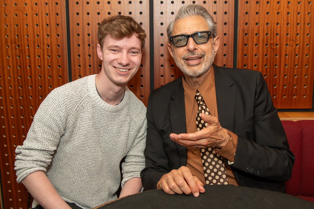 JournoAdamB's tweet photo. Such an unbelievable & unforgettable week! 😆 #JeffGoldblum #StillBlooming #DeccaRecords #Spiritland https://t.co/YaWMjtY4bl
