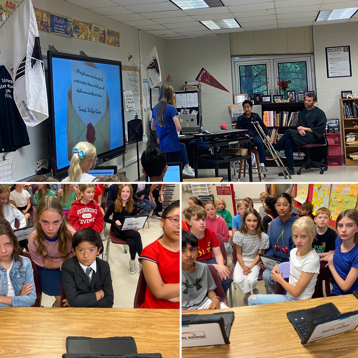 Is Throw Back Thursday still a thing?!! Either way last week, these “lawyers” got the chance to practice their logic, questioning, and presenting skills in this year’s “Fairy Tale Trials” in Kendall’s Federal Court  <a href="/MorrisBrandonES/">Morris Brandon Elementary School</a> <a href="/jbland100/">Jay Bland</a>
