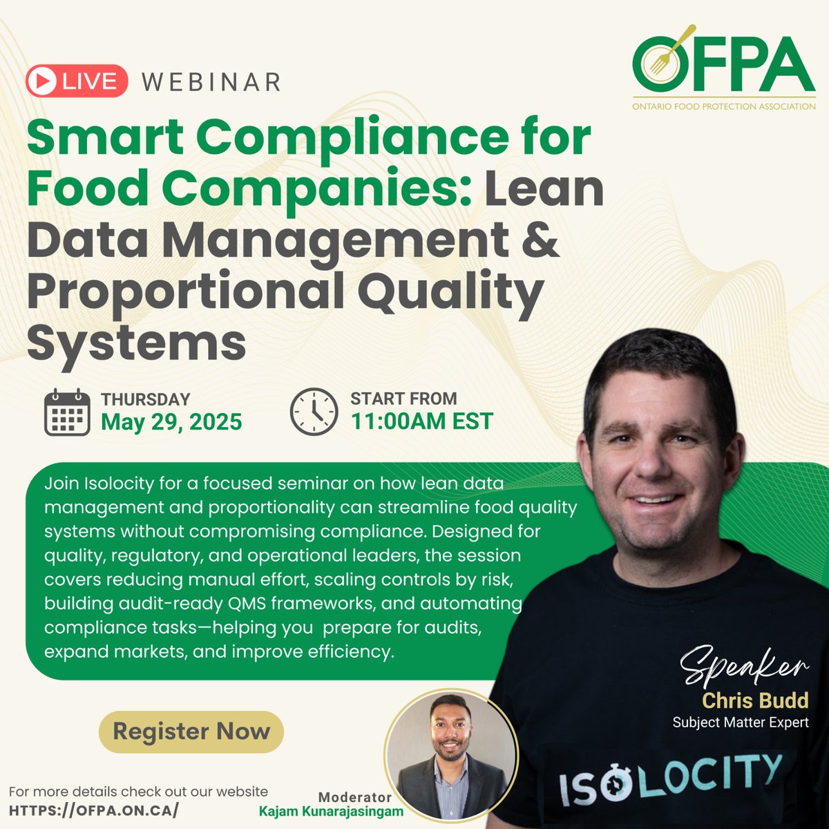 ofpamedia's tweet photo. Lean data management and right-sized quality systems can make compliance easier, not harder. Whether you’re in QA, regulatory, or operations, this session is packed with practical takeaways to help streamline your process, prep for audits, and grow with confidence. https://t.co/mFQ31ziU2Q