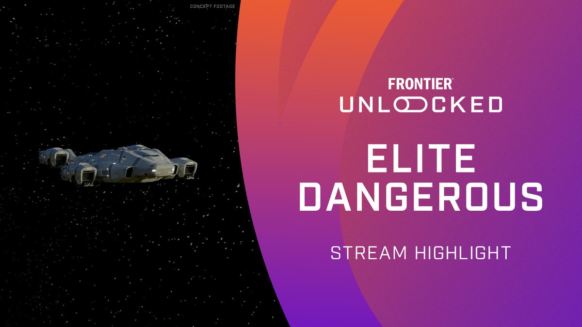 Revisit the April episode of Frontier Unlocked, where we were joined on the sofa by Art Director Chris Gregory to talk about ship design - including the upcoming Panther Clipper MK II!

youtu.be/gDIhpAvzGeE