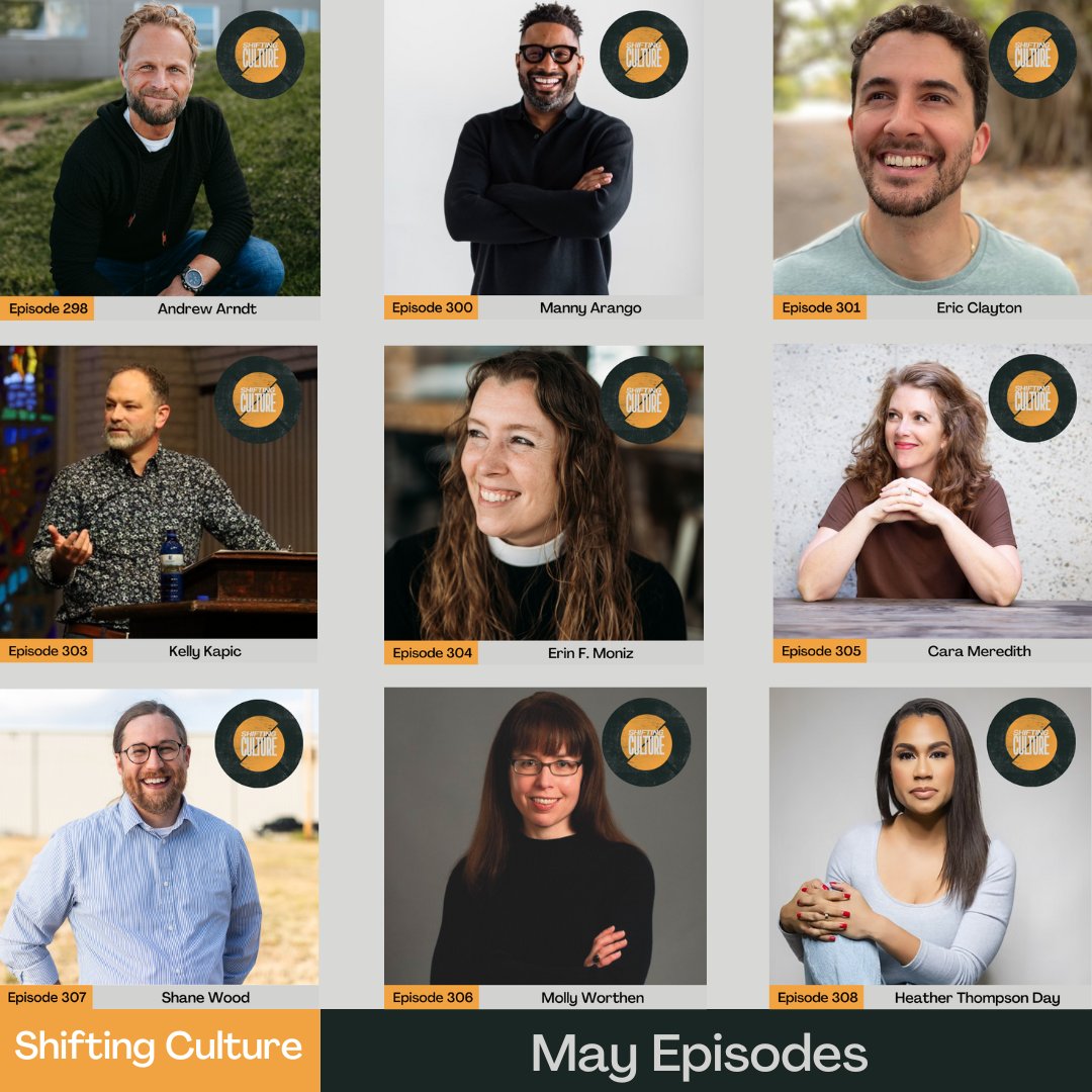 We have a fantastic May in store for you.  We have episodes with <a href="/theandrewarndt/">The Rev Doc Andrew Arndt</a> , David Sunde, <a href="/MannyArango/">Manny Arango</a>, <a href="/eclaytopia/">Eric A. Clayton</a>, Arianna Molloy,  Kelly Kapic, <a href="/erinfmoniz/">Rev. Dr. Erin Faith Moniz</a>, Cara Meredith, <a href="/shanejwood/">Shane J. Wood</a>, Molly Worthen, and Heather Thompson Day.  

Who are you excited to hear?