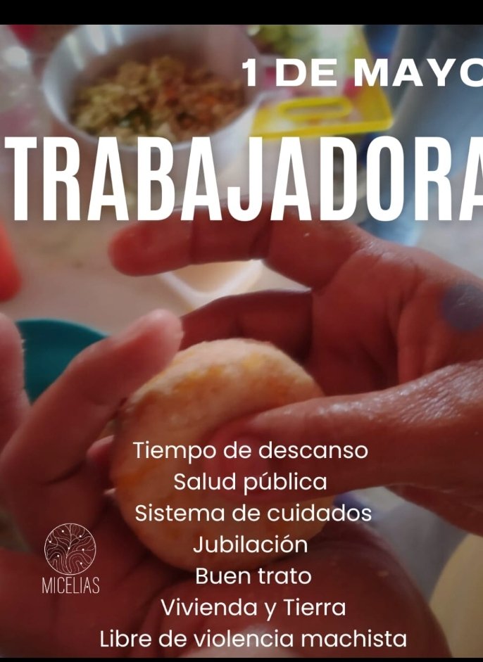 Feliz dia a las mujeres trabajadoras! 
Que son todas!