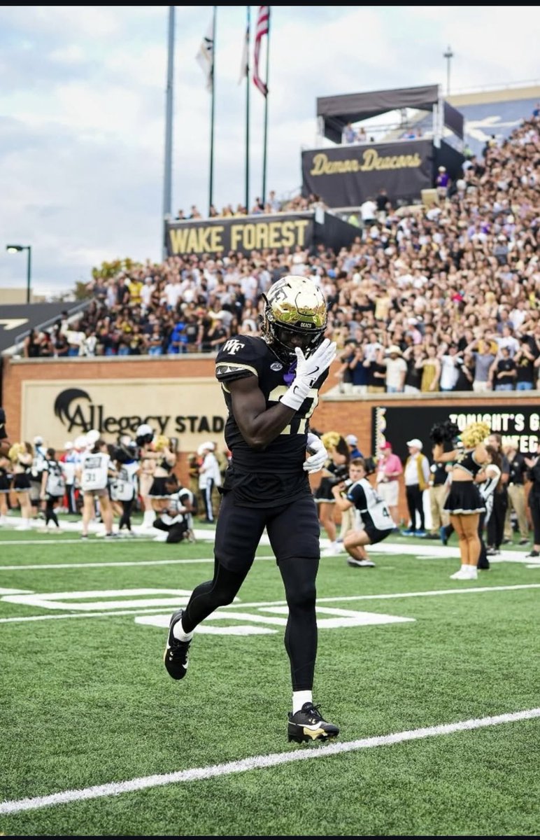 After a great conversation with <a href="/Co_Jackson21/">Chevis Jackson</a>, i am blessed to
Receive my 2nd d1 offer from wake forest💛🖤. <a href="/coachhenn12/">Henderson Taylor</a> <a href="/polk_way/">PolkWay</a> <a href="/DylanOliver23/">PolkwayDylan</a> <a href="/H2_Recruiting/">Hasani (H2) | Football Recruiting</a> <a href="/CountyPolk/">PCGridiron</a>