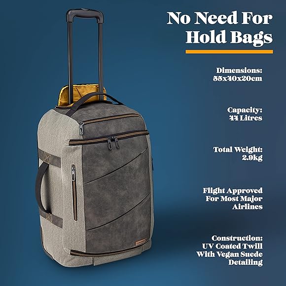 ModjoVerslun's tweet image. Manhattan 44L Hybrid Bakpoki á Hjólum- 55x40x20cm