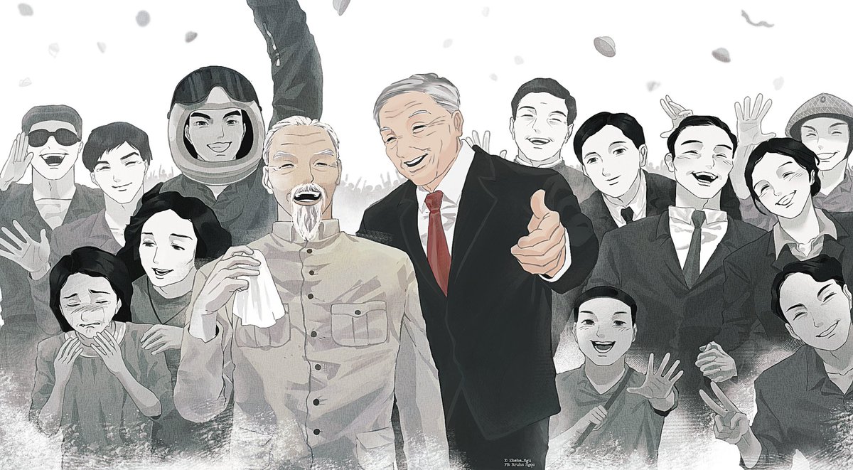 #Vietnam ❤️ Kỉ niệm 50 năm sau ngày thống nhất đất nước
✨️30/4/1975 -> 30/4/2025✨️
_______________
#art #digi