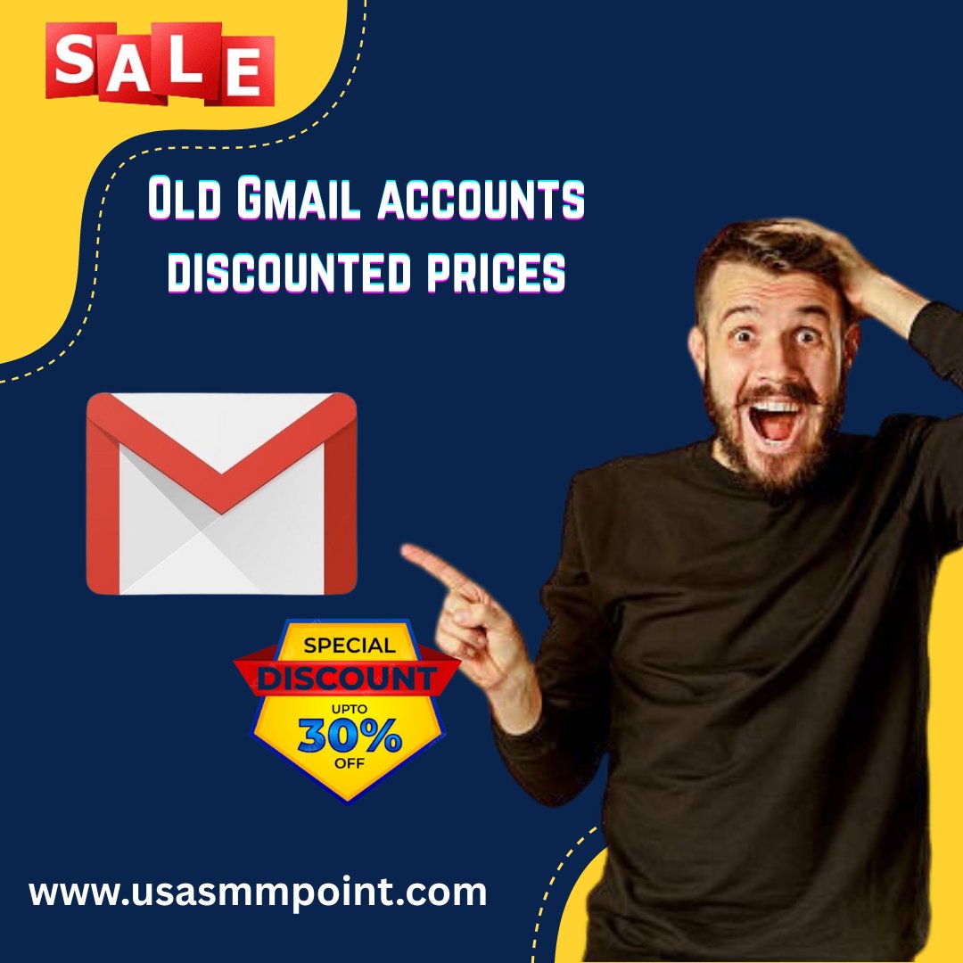 Buy Old Gmail Accounts Discounted prices

#buyoldgmailaccounts #gmail #google #email #instagram #emailmarketing #youtube #facebook #business #marketing #yahoo #bulkemailmarketing #bulkemails

Web link: usasmmpoint.com/product/buy-ol…
