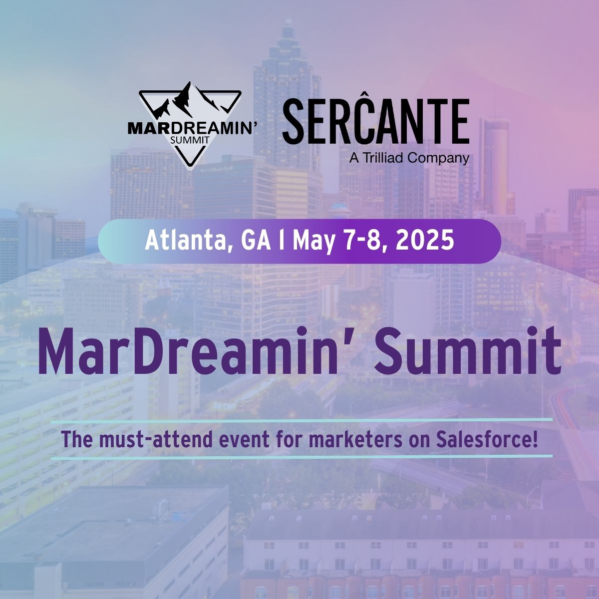 Big shoutout to Sercante—our go-to crew for all things Salesforce savvy and marketing-ops magic! We’re pumped to have them at the MarDreamin’ Summit, May 7–8 in Atlanta! 🍑

🎟️ Secure your spot: bit.ly/3GAbbNQ
