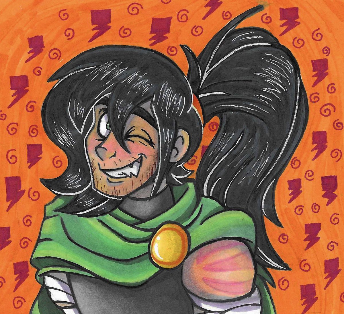 PrismaToons's tweet photo. Finally, my most recent character and the one Iβve been rotating in my brain the most recently! β€οΈ Mr. Briar Hart, variant human arcane trickster rogue whoβs also a werewolf πΊbc I love drama! π #dndart #dungeonsanddragons
#dndcharacter #dnd #prismatoons #ttrpg https://t.co/dAPZJQg2IT