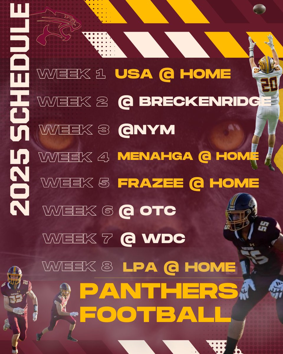 2025 Football Schedule