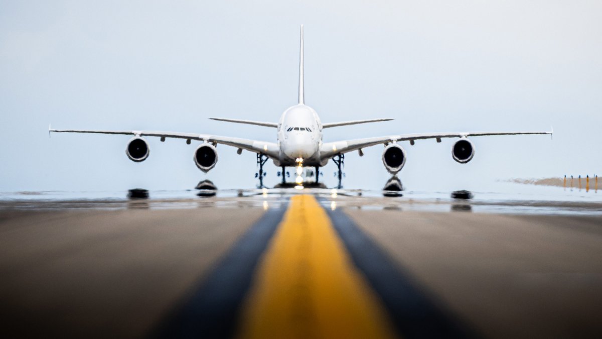 DENAirport's tweet photo. Yesterday was EPIC. Our friends at @Lufthansa soared into town with the A380!

Daily flights to Munich are featuring the A380 through September. Don’t miss this opportunity! Book your flight on the King of the Skies now at https://t.co/FUR9k2JyVJ. https://t.co/9knd03srNG