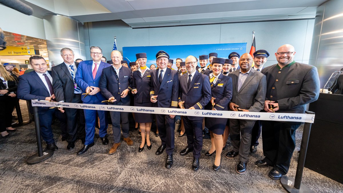DENAirport's tweet photo. Yesterday was EPIC. Our friends at @Lufthansa soared into town with the A380!

Daily flights to Munich are featuring the A380 through September. Don’t miss this opportunity! Book your flight on the King of the Skies now at https://t.co/FUR9k2JyVJ. https://t.co/9knd03srNG