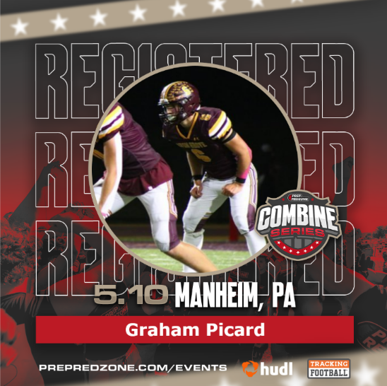 🚨PRZ Pennsylvania Combine Commit🚨

Graham Picard - (<a href="/Graham_P6/">Graham Picard 6’0 205 OLB ‘27</a> )

2027 out of Avon Grove HS. 6'0, 195 pounds. 4.38 GPA. 

A young man who is forming and developing into a serious LB prospect in his area. Always a pleasure watching him up close.