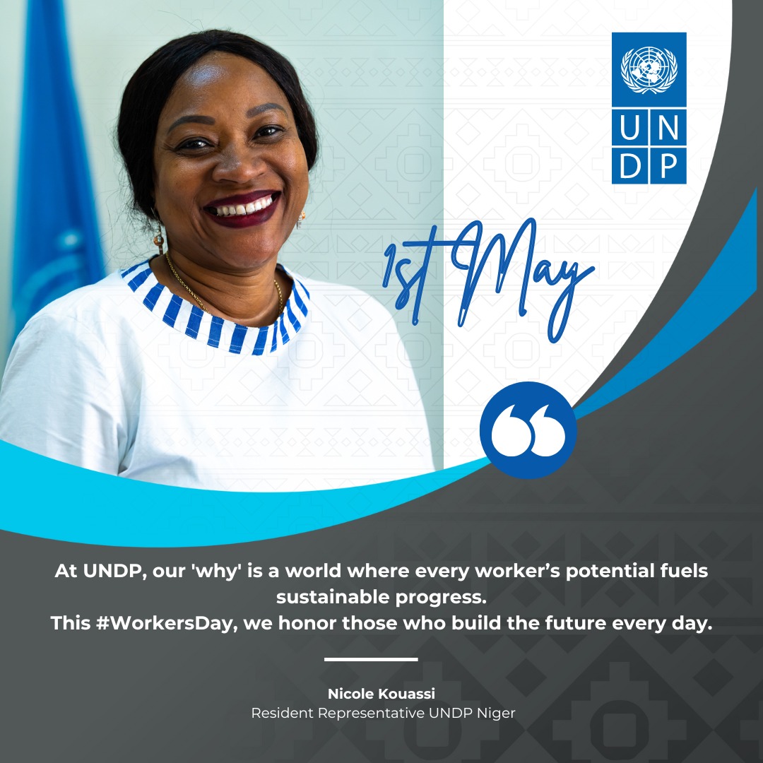 This #WorkersDay, we honor the purpose that drives us at <a href="/UNDP/">UN Development</a>: empowering every worker to shape a sustainable future.
Let's keep on uplifting lives and building progress that lasts. 
 #1May