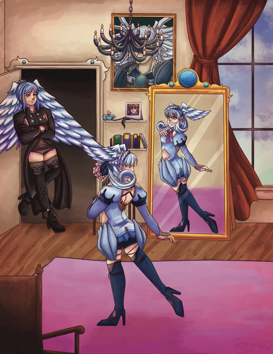 Omegamiz's tweet photo. My piece for the Melia zine, Hope of the High Entia! @meliazine 

#XenobladeChronicles #xenoblade #meliaantiqua https://t.co/ys3gx4VlqL