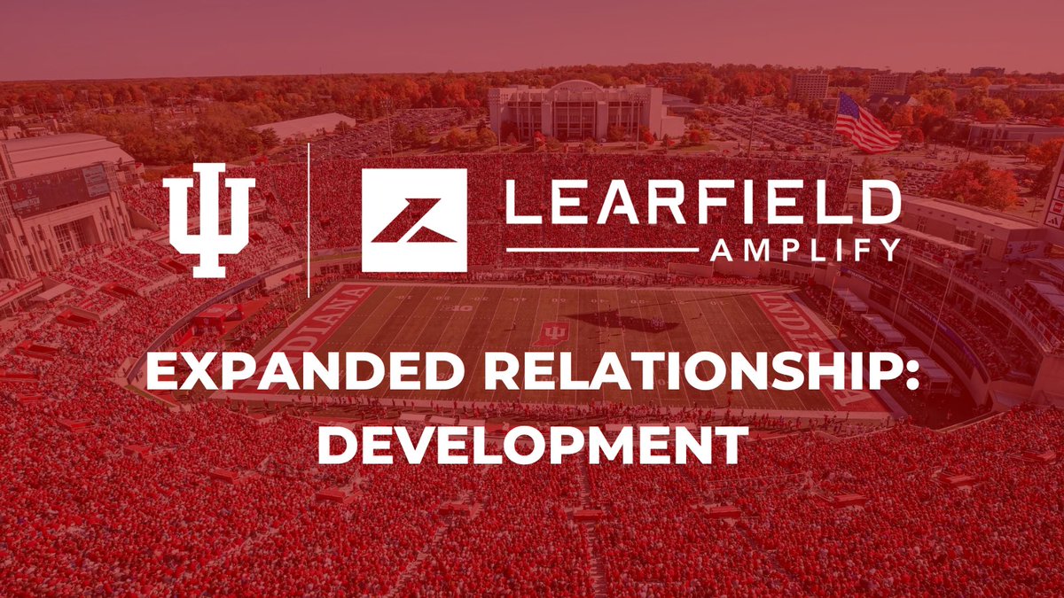 LEARFIELD Amplify (@learfield_tix) on Twitter photo Excited to take it to the next level with <a href="/IUHoosiers/">Indiana Hoosiers</a>! 🚀 Our partnership with Indiana Athletics is growing as we will now support fundraising initiatives alongside ticket sales and continue to drive impact for the athletic department and its student-athletes. 🔴⚪ Excited to take it to the next level with <a href="/IUHoosiers/">Indiana Hoosiers</a>! 🚀 Our partnership with Indiana Athletics is growing as we will now support fundraising initiatives alongside ticket sales and continue to drive impact for the athletic department and its student-athletes. 🔴⚪