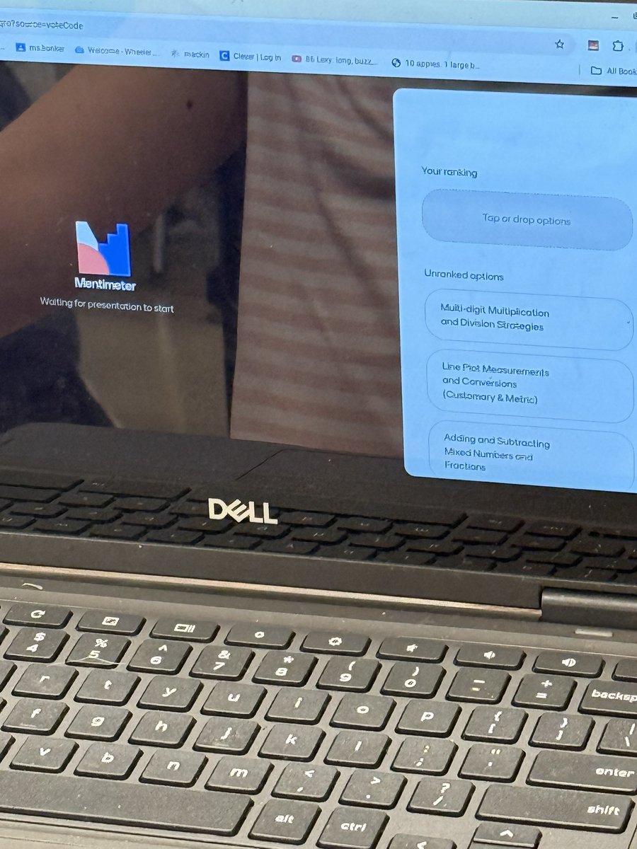 BarkerFinckCrew's tweet image. The #BestFourthGradersInTheDistrict used #Mentimeter to report their areas of weakness based on their own data. It’s great when the students do the lesson planning for us! #DataDriven #WinTimeAllTheTime #BigRoomBigGoals #MathIsFun @jcpsInnovation