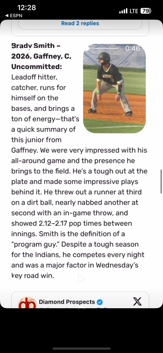 Thanks for the write up. <a href="/diamondprospect/">Diamond Prospects</a> 
<a href="/BaseballGaffney/">Gaffney Baseball</a>