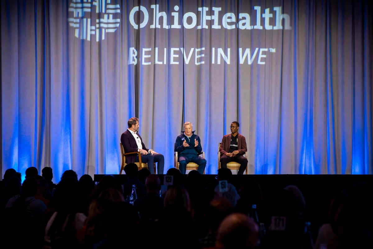 Yesterday's OhioHealth Leadership Briefing was a memorable one with special guests Jody Shelley, CBJ’s TV color analyst/team ambassador, @blugjacketsnhl GM Don Waddell and <a href="/ColumbusCrew/">The Crew</a> GM Issa Tall. Together, they shared powerful insights from leading teams and shaping culture!