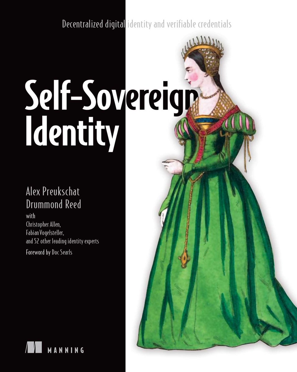 Niza González (@nizagonzalez_) on Twitter photo Our main resource for the <a href="/weboftrustmap/">Web of Trust Map</a> training?
Self-Sovereign Identity: Decentralized digital identity and verifiable credentials by <a href="/drummondreed/">Drummond Reed</a> & <a href="/AlexPreukschat/">Alex Preukschat</a>
Basically, our encyclopedia, bedtime reading, and group therapy book all in one. 📖💡 Our main resource for the <a href="/weboftrustmap/">Web of Trust Map</a> training?
Self-Sovereign Identity: Decentralized digital identity and verifiable credentials by <a href="/drummondreed/">Drummond Reed</a> & <a href="/AlexPreukschat/">Alex Preukschat</a>
Basically, our encyclopedia, bedtime reading, and group therapy book all in one. 📖💡