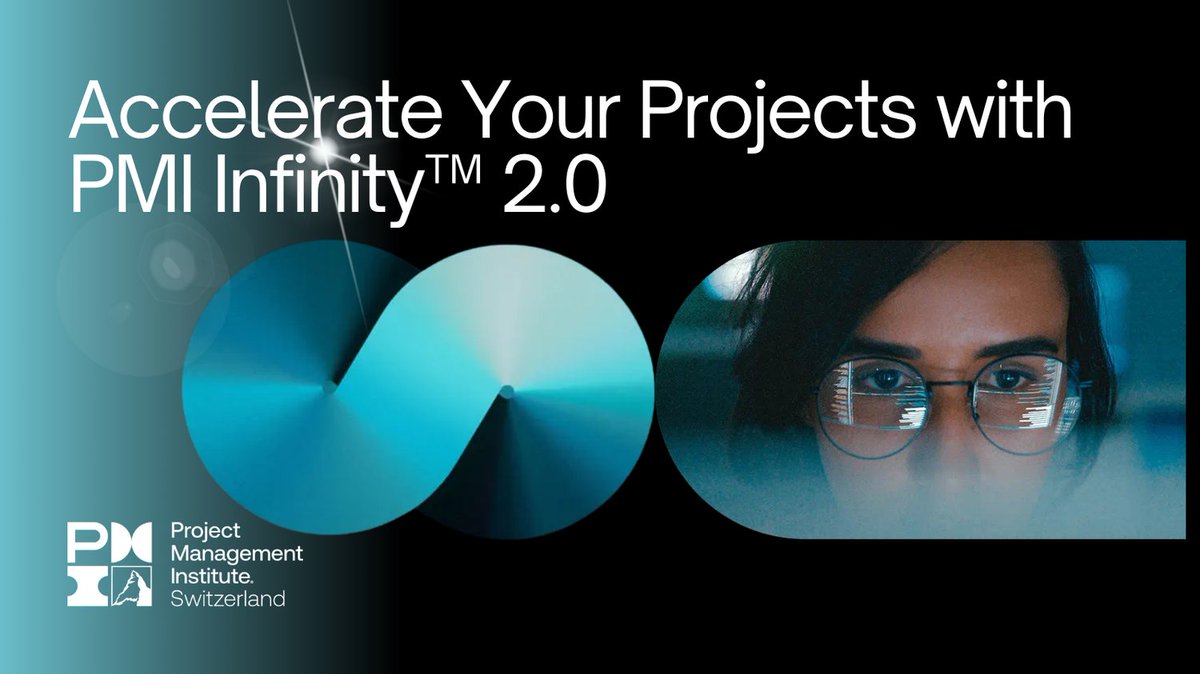 Take your projects to the next level with PMI Infinity 2.0 

Information and registration
pmi-switzerland.ch/events/events-…

#Events #PMI #PMISwitzerland #OnlineEvent #PMIInfinity #AI