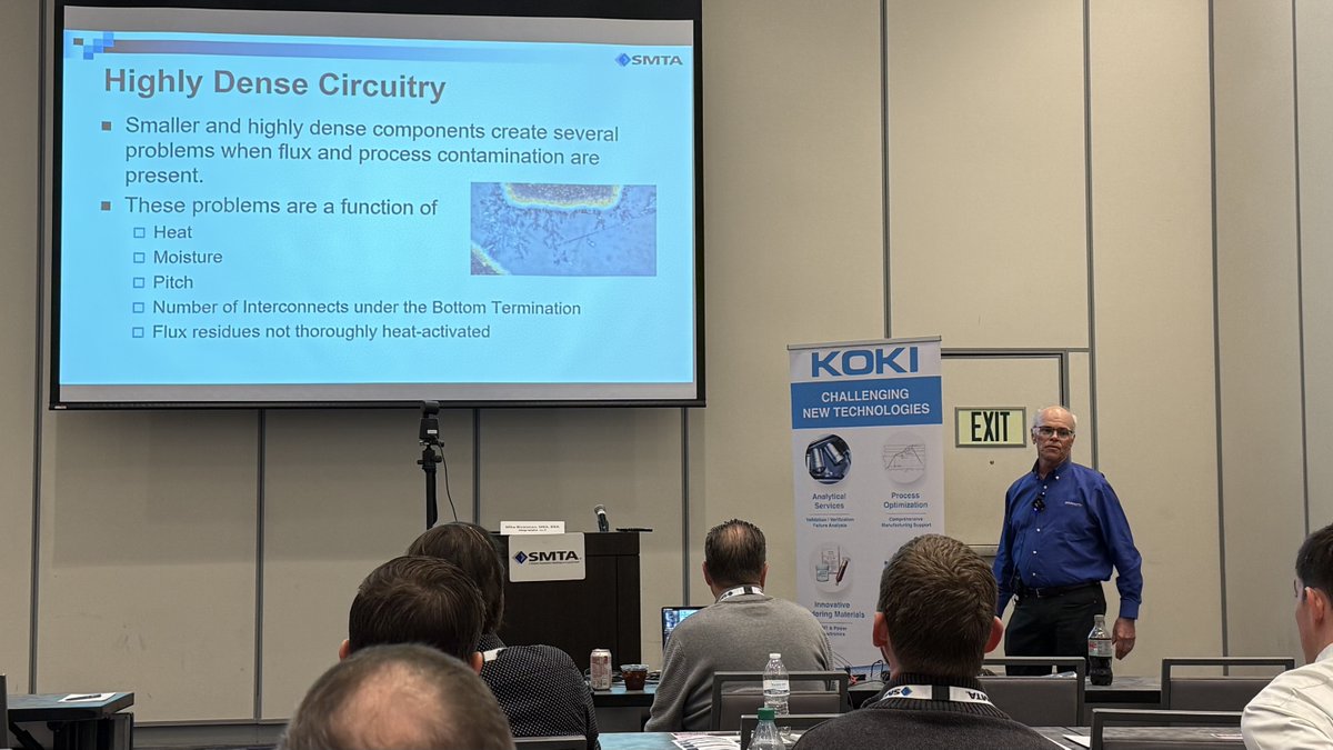 Magnalytix president Dr. Mike Bixenman doesn't only lead our MGX team of electronics reliability experts, he shares his knowledge in presentations like the one he presented today at SMTA Strategic Technology Advancement Research Forum!
