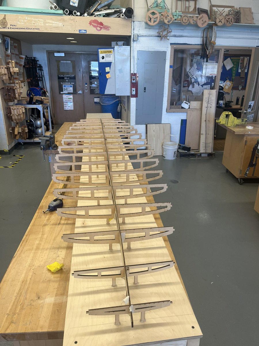 Late start to a BIG project! Peru CSD’s Tech students are designing and building a stand up paddle board. Students will be working across grade levels as well as with community members on this team project! <a href="/HFTforSchools/">Harbor Freight Tools for Schools</a>