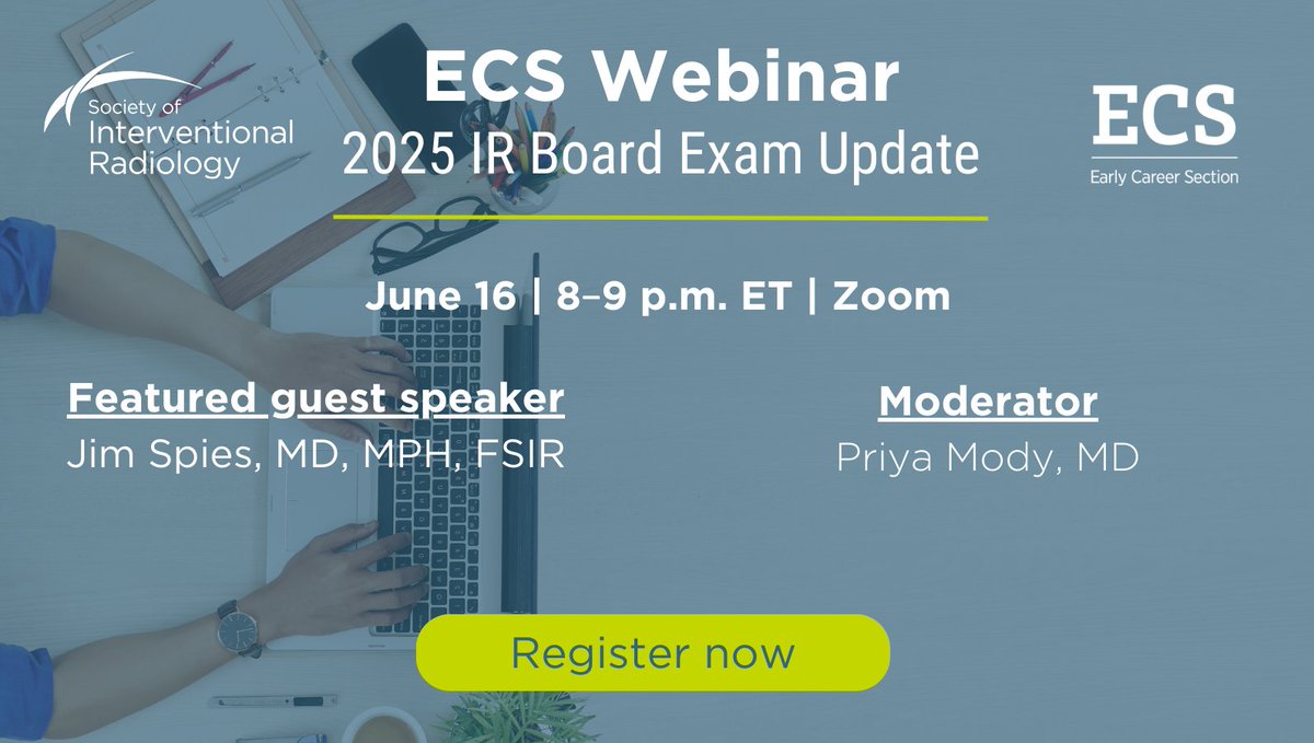 Preparing for the ABR Certifying Board Exam? Join the Early Career Section for a webinar on June 16 at 8 p.m. ET to learn more about the exam format, hear from an ABR Representative and listen to testimonies from recent exam takers. Register: brnw.ch/21wSlFl