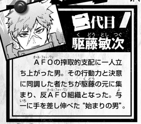 The Second's full name is Toshitsugu Kudou. 