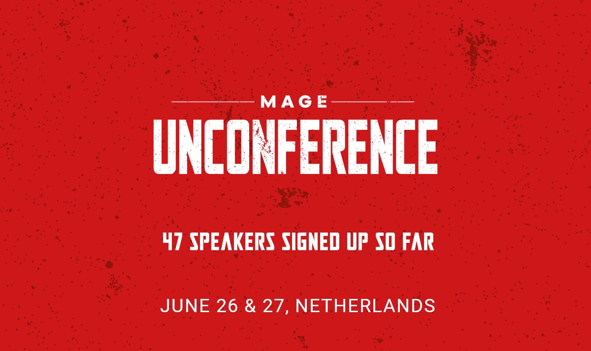 Already 47 speakers signed up (and actually a bit more). But we have more speaking slots. Everyone becomes a speaker. Are you? yir.io/n9vdh8y3