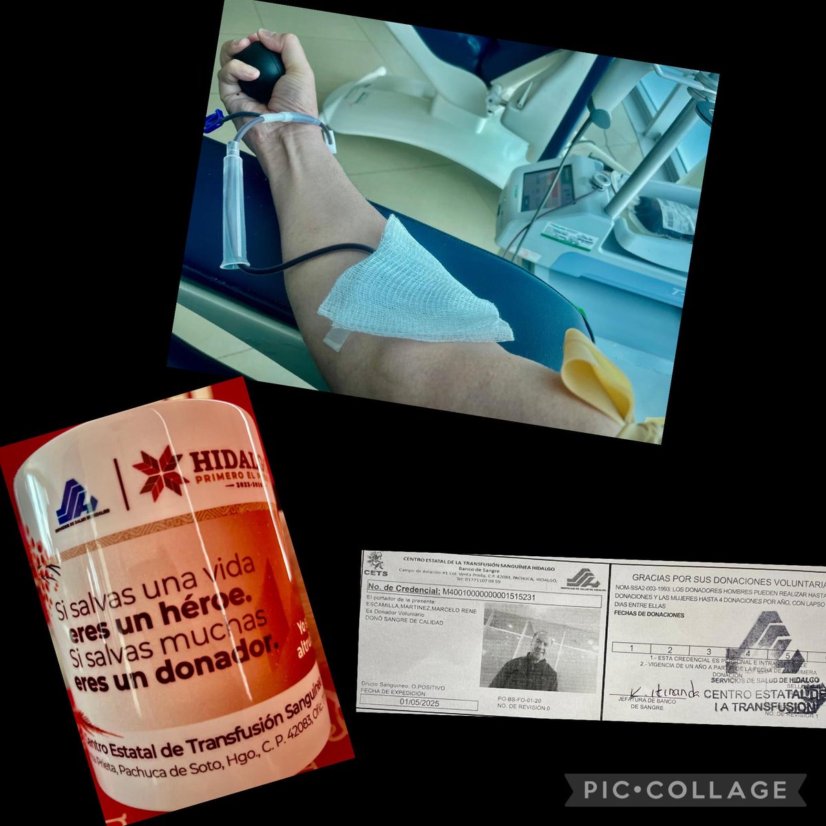 Gracias a Dios 🙏🏻 por permitirme cumplir mi #TrigésimaCuarta #DonaciónDeSangre #DonadorAltruista #DonarSangreSalvaVidas