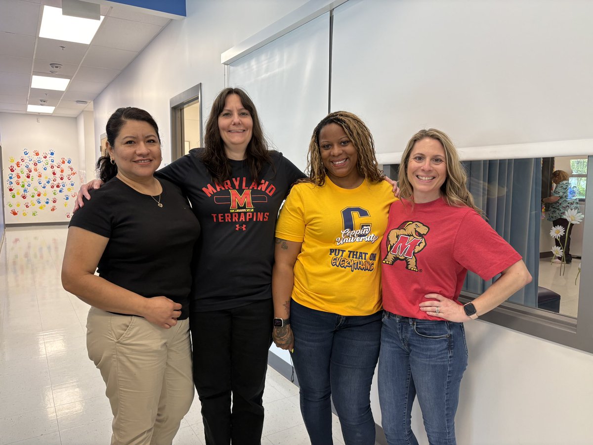Representing next steps for our kids on #nationaldecisionday 🎉👏🏻 It has been so helpful to have colleagues to share the journey of senior year with, especially with one who also has a senior <a href="/GaithersburgHS/">Gaithersburg Pride</a> 💙💛