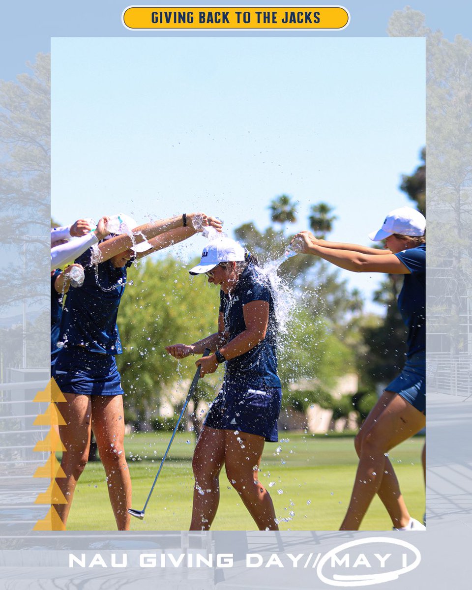 𝐓𝐎𝐃𝐀𝐘 𝐈𝐒 𝐆𝐈𝐕𝐈𝐍𝐆 𝐃𝐀𝐘! 🪓

Your generosity supports golf scholarships, tournament participation, and practice facilities that help our players refine their skills and represent NAU with pride ⛳️🏌🏻‍♀️

🔗 bit.ly/4cpGMh7

#RaiseTheFlag | #NAUGivingDay