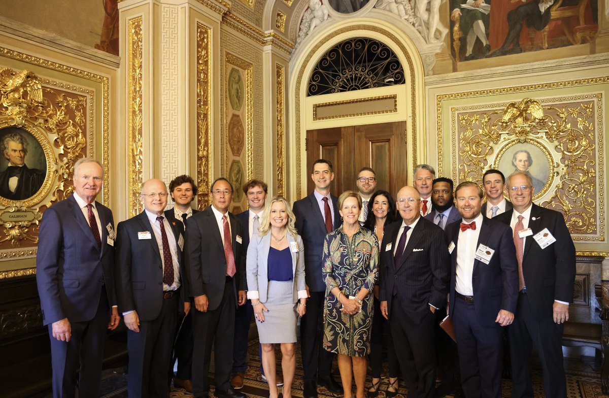 Tom Cotton (@sentomcotton) on Twitter photo It was a pleasure to meet with the Independent Insurance Agents of Arkansas today! It was a pleasure to meet with the Independent Insurance Agents of Arkansas today!
