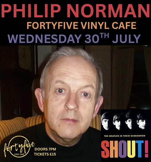 The Strange Brew (@strangebrewpod) on Twitter photo The Beatles: A Life in Words
Join me and acclaimed biographer Philip Norman at
<a href="/fortyfiveuk/">FortyFive Vinyl Café • York</a> York on Wednesday 30 July, for an evening of stories and insight on The Beatles from Shout! to his latest book George Harrison: The Reluctant Beatle #Beatles fortyfiveuk.com/events/the-bea… The Beatles: A Life in Words
Join me and acclaimed biographer Philip Norman at
<a href="/fortyfiveuk/">FortyFive Vinyl Café • York</a> York on Wednesday 30 July, for an evening of stories and insight on The Beatles from Shout! to his latest book George Harrison: The Reluctant Beatle #Beatles fortyfiveuk.com/events/the-bea…
