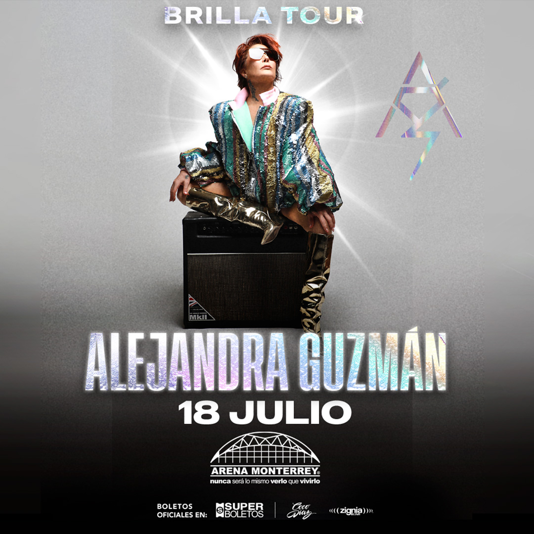 ¡El Brilla Tour está por llegar a Monterrey! ✨

💎Atención mis rockeros regiomontanos que este próximo 18 de julio estaré con ustedes en la Arena Monterrey cantando todos mis éxitos. 

🤠Boletos disponibles en: superboletos.com/landing-evento…