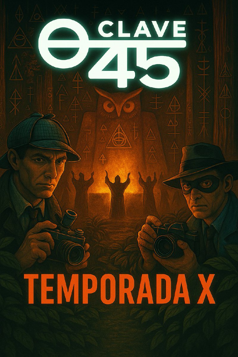 laclave45's tweet image. Avisados quedáis! Iniciaremos la temporada 10 la segunda semana de Mayo. Primero por  Edenex, y al lunes siguiente por iVoox.
Nos harías un gran favor si compartiérais por vuestras redes sociales (a no ser que os de vergüenza salir del clóset de frikis del misterio 😉)