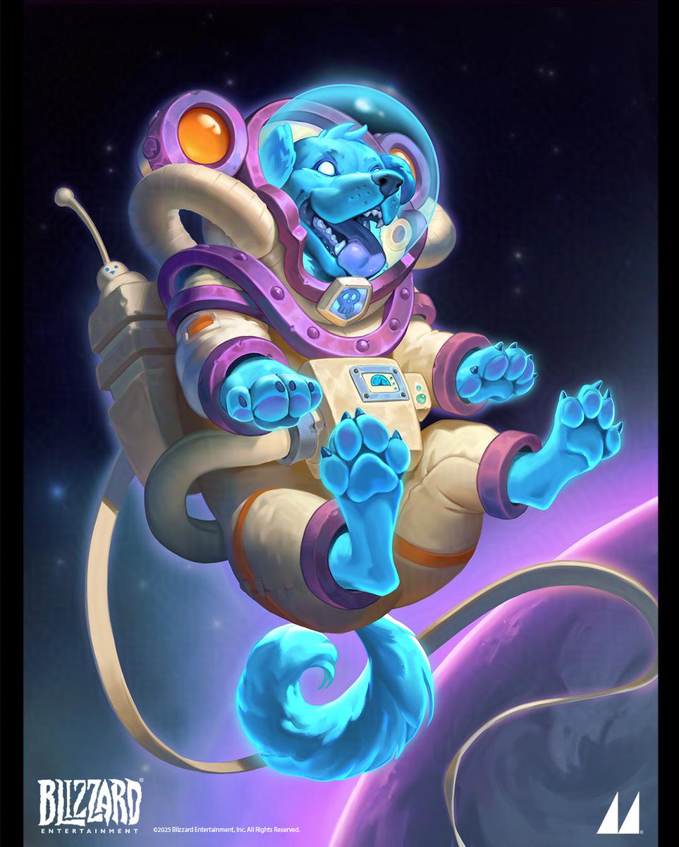 Hero skin that I made for Hearthstone by Blizzard Entertainment in collaboration with Mooncolony. 
He is death knight so obviously he doesn't need space suit but why left him out :)  

AD: Ekaterina Shapovalova 
©2025 "Hearthstone"/Blizzard