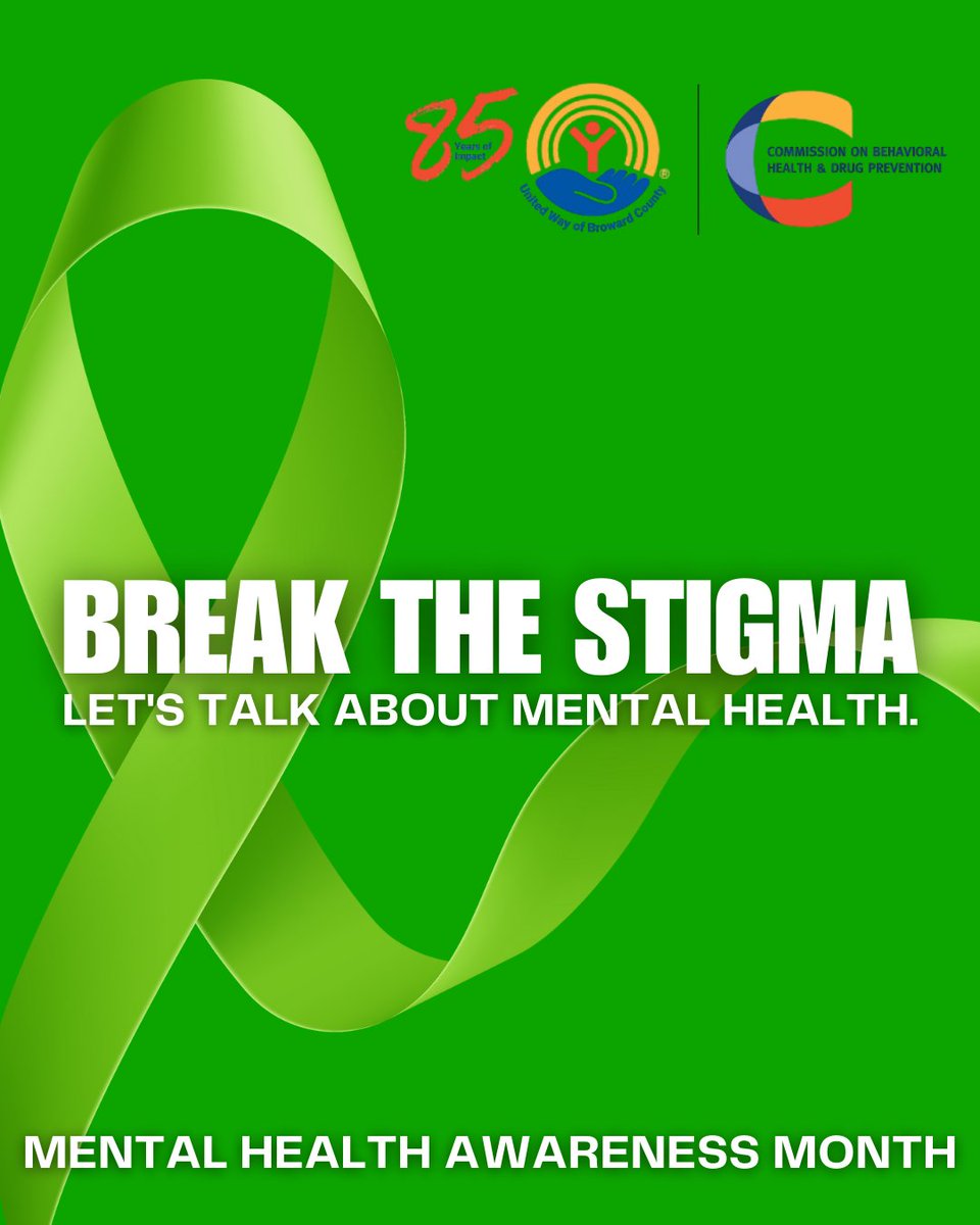 #MentalHealthAwarenessMonth is the perfect time to take action, start conversations, and prioritize our well-being.

Visit our Prevention Resource Center to access tool kits &amp; resources that empower you. Learn more here: 👉 unitedwaybroward.org/prevention-res…