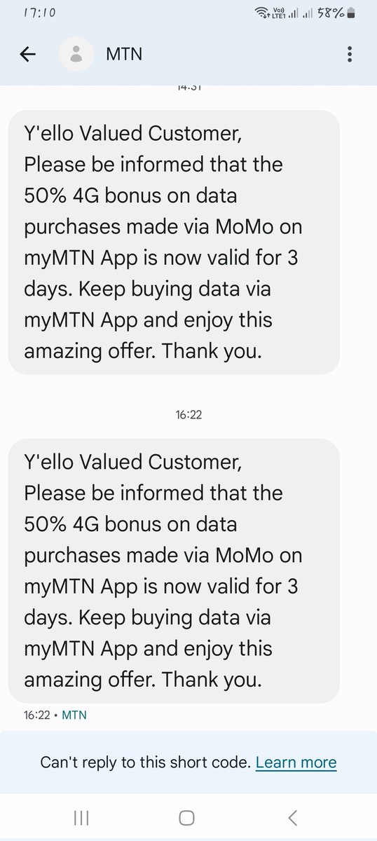 chrisasiedu's tweet photo. Dear, @MTNGhana, is this how you reward us for using my Mtn App? The bonus is just 50%, not hundred or, on top of how expensive your data is, now you are reducing 7days validity to 3? What crime did we as customers commit? And you want us to keep buying data via the app? https://t.co/bOP9jvVdBM